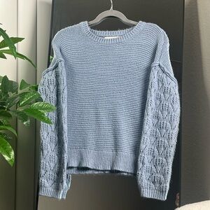 Baby Blue Knit Sweater